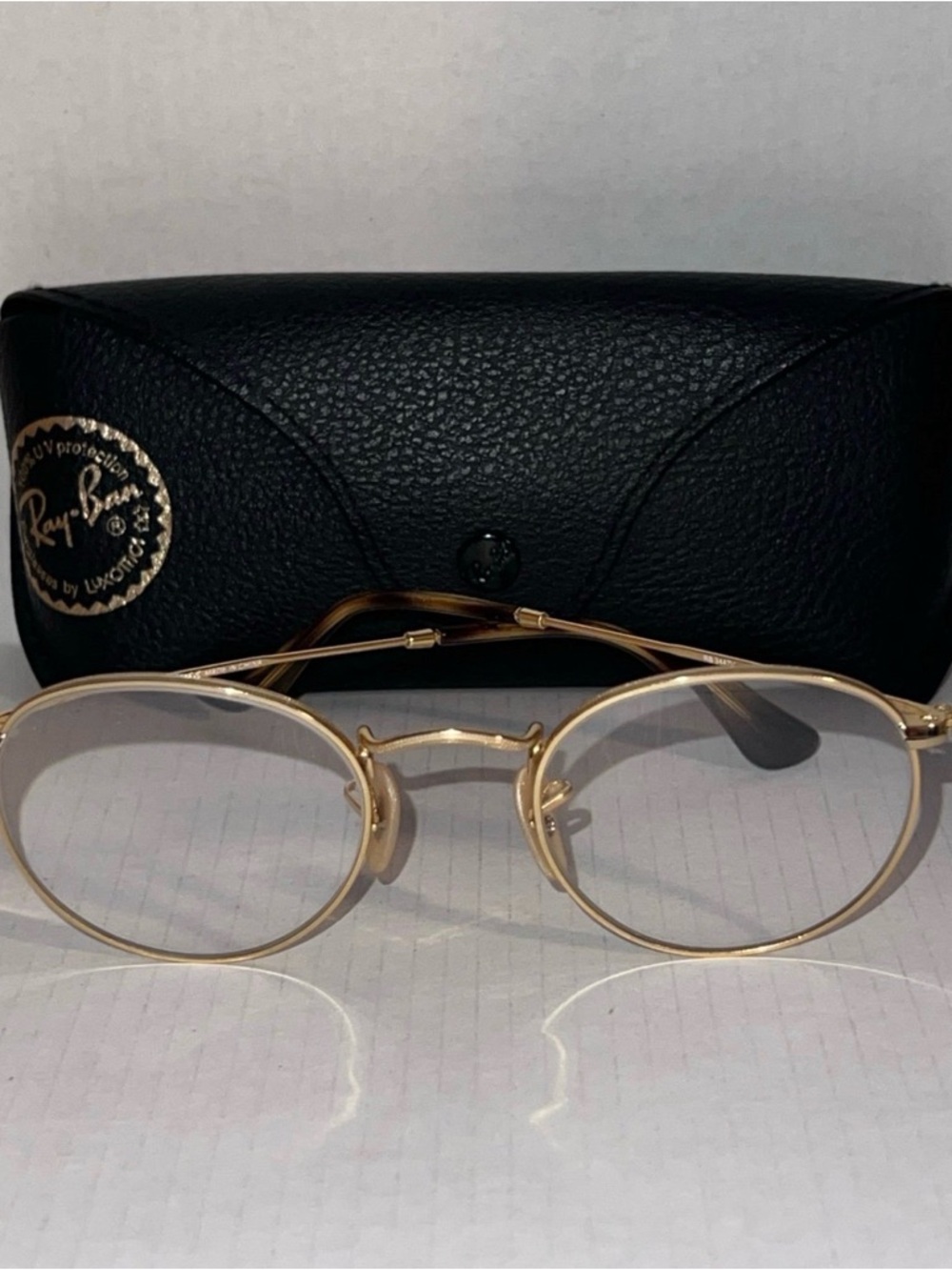 Ray-Ban RB3447V - Round Metal -
Polished Arista Gold -
Sunglasses